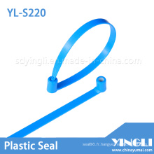Scellés de sécurité colorés en longueur fixe 220 mm (YL-S220)